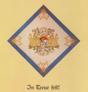 Vereinsfahne Veteranenverein Rückseite
